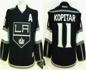 youth nhl jerseys los angeles kings #11 kopitar black[patch A]