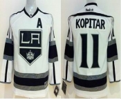 youth nhl jerseys los angeles kings #11 kopitar white[patch A]