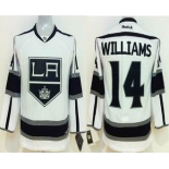 youth nhl jerseys los angeles kings #14 williams white