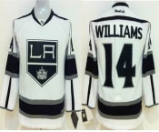 youth nhl jerseys los angeles kings #14 williams white