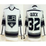 youth nhl jerseys los angeles kings #32 quick white