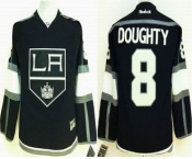 youth nhl jerseys los angeles kings #8 doughty black