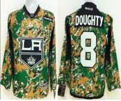 youth nhl jerseys los angeles kings #8 doughty camo