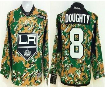 youth nhl jerseys los angeles kings #8 doughty camo