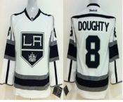 youth nhl jerseys los angeles kings #8 doughty white