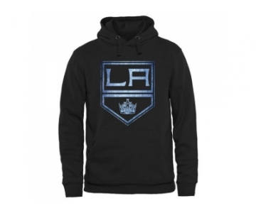 Los Angeles Kings Black Rinkside Pond Hockey Pullover Hoodie