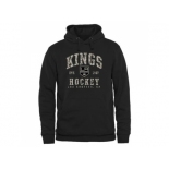 Men's Los Angeles Kings Black Camo Stack Pullover Hoodie