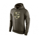 nhl jerseys los angeles kings nike green salute to service[pullover hooded sweatshirt]