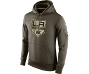 nhl jerseys los angeles kings nike green salute to service[pullover hooded sweatshirt]