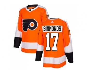 Adidas Philadelphia Flyers #17 Wayne Simmonds Orange Home Authentic Stitched NHL Jersey