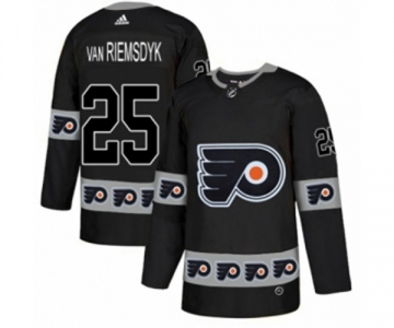 Adidas Philadelphia Flyers #25 James Van Riemsdyk Authentic Black Team Logo Fashion NHL Jersey