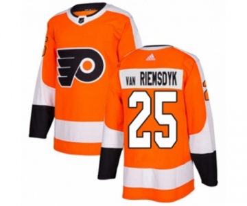 Adidas Philadelphia Flyers #25 James Van Riemsdyk Authentic Orange Home NHL Jersey