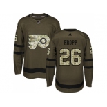 Adidas Philadelphia Flyers #26 Brian Propp Green Salute to Service Stitched NHL Jersey