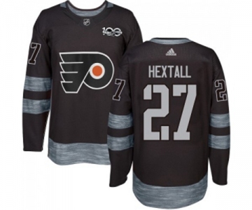 Adidas Philadelphia Flyers #27 Ron Hextall Authentic Black 1917-2017 100th Anniversary NHL Jersey