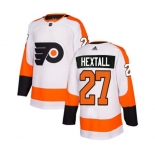 Adidas Philadelphia Flyers #27 Ron Hextall Authentic White Away NHL Jersey