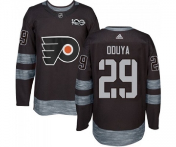 Adidas Philadelphia Flyers #29 Johnny Oduya Premier Black 1917-2017 100th Anniversary NHL Jersey