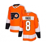 Adidas Philadelphia Flyers #8 Robert Hagg Authentic Orange Home NHL Jersey