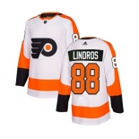 Adidas Philadelphia Flyers #88 Eric Lindros Authentic White Away NHL Jersey