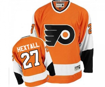 CCM Philadelphia Flyers #27 Ron Hextall Authentic Orange Throwback NHL Jersey