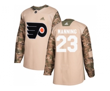 Men Adidas Philadelphia Flyers #23 Brandon Manning Camo Authentic 2017 Veterans Day Stitched NHL Jersey