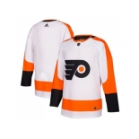 Men Adidas Philadelphia Flyers Blank White Road Authentic Stitched NHL Jersey