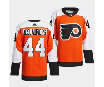 Men Philadelphia Flyers #44 Nicolas Deslauriers 2023-24 Orange Stitched Jersey