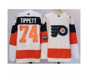 Men Philadelphia Flyers #74 Owen Tippett White 2023 2024 Stadium Series Stitched Jersey