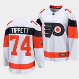 Men Philadelphia Flyers #74 Owen Tippett White 2024 Stadium Series Stitched Jersey