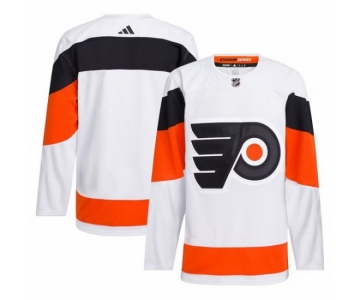 Men Philadelphia Flyers Blank White 2024 Stadium Series Stitched Jersey