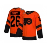 Men's Flyers #26 Brian Propp Orange 2019 Stadium Series Stitched Hockey Jersey