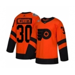 Men's Flyers #30 Michal Neuvirth Orange 2019 Stadium Series Stitched Hockey Jersey