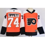 Men's Philadelphia Flyers #74 Owen Tippett Orange 2024 Stitched Jersey