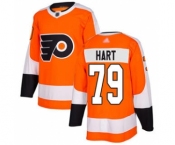 Men's Philadelphia Flyers #79 Carter Hart Orange Home Stitched Hockey Jersey