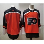 Men's Philadelphia Flyers Blank Orange With Black Name Adidas 2020-21 Stitched NHL Jersey