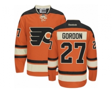 Men's Reebok Philadelphia Flyers #27 Boyd Gordon Authentic Orange New Third NHL Jersey