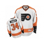 Men's Reebok Philadelphia Flyers #34 Chris Conner Authentic White Away NHL Jersey