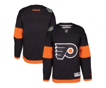 Men's Reebok Philadelphia Flyers Customized Black 2017 Stadium Series Stitched NHL Jersey