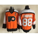 NHL Philadelphia Flyers #88 Eric Lindros Orange Throwback jerseys