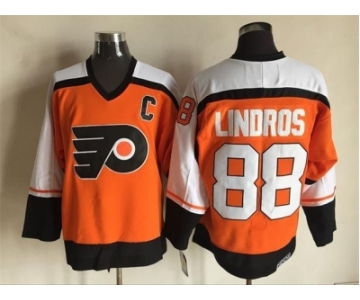 NHL Philadelphia Flyers #88 Eric Lindros Orange Throwback jerseys