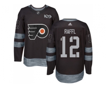 Philadelphia Flyers #12 Michael Raffl Black 1917-2017 100th Anniversary Stitched NHL Jersey