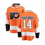 Philadelphia Flyers #14 Sean Couturier Fanatics Branded Orange Home Breakaway NHL Jersey