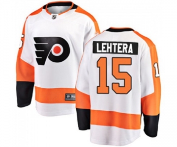 Philadelphia Flyers #15 Jori Lehtera Fanatics Branded White Away Breakaway NHL Jersey