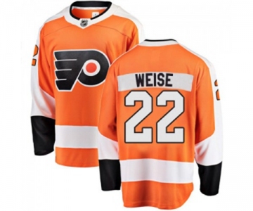 Philadelphia Flyers #22 Dale Weise Fanatics Branded Orange Home Breakaway NHL Jersey