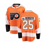 Philadelphia Flyers #25 James Van Riemsdyk Fanatics Branded Orange Home Breakaway NHL Jersey