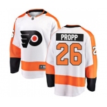 Philadelphia Flyers #26 Brian Propp Fanatics Branded White Away Breakaway NHL Jersey