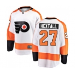 Philadelphia Flyers #27 Ron Hextall Fanatics Branded White Away Breakaway NHL Jersey