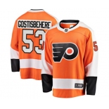 Philadelphia Flyers #53 Shayne Gostisbehere Fanatics Branded Orange Home Breakaway NHL Jersey