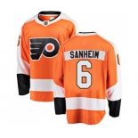 Philadelphia Flyers #6 Travis Sanheim Fanatics Branded Orange Home Breakaway NHL Jersey