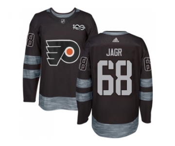 Philadelphia Flyers #68 Jaromir Jagr Black 1917-2017 100th Anniversary Stitched NHL Jersey