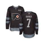 Philadelphia Flyers #7 Bill Barber Black 1917-2017 100th Anniversary Stitched NHL Jersey